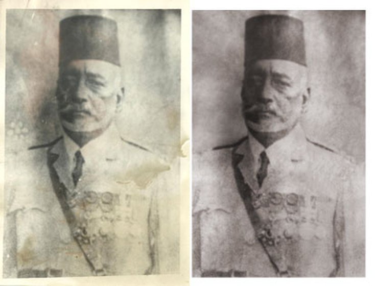 Photo restoration samples