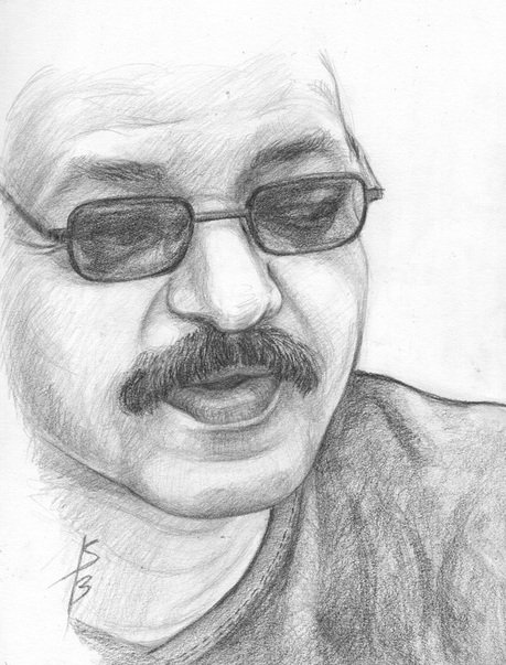 "Emad", Iman Shaggag 2013 pencil on paper 12*9 inch
(30.5*20.9 cm)