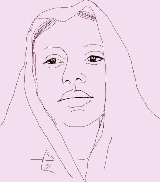 "Sad day", Iman Shaggag 2012, digital drawing